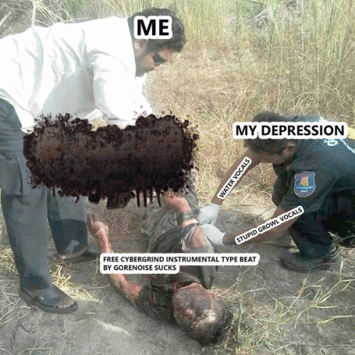 Blenncardichromodacryexgenitohaemgene : Me and My Depression Trying to Do a Freestyle on Free Cybergrind Instrumental Type Beat by Gorenoise